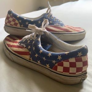 Vans American Flag . Van Doren collab.
